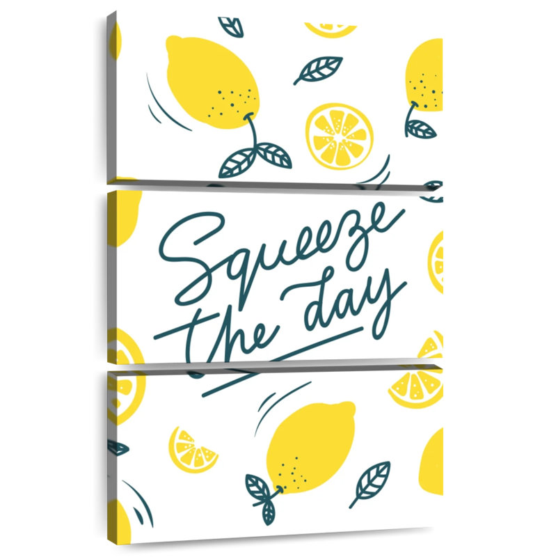 Yarlin Squeeze The Day Lemon Pattern, 32" H x 20" W