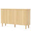 Buffet 59,74 "moderne en noyer avec rangement-404318129