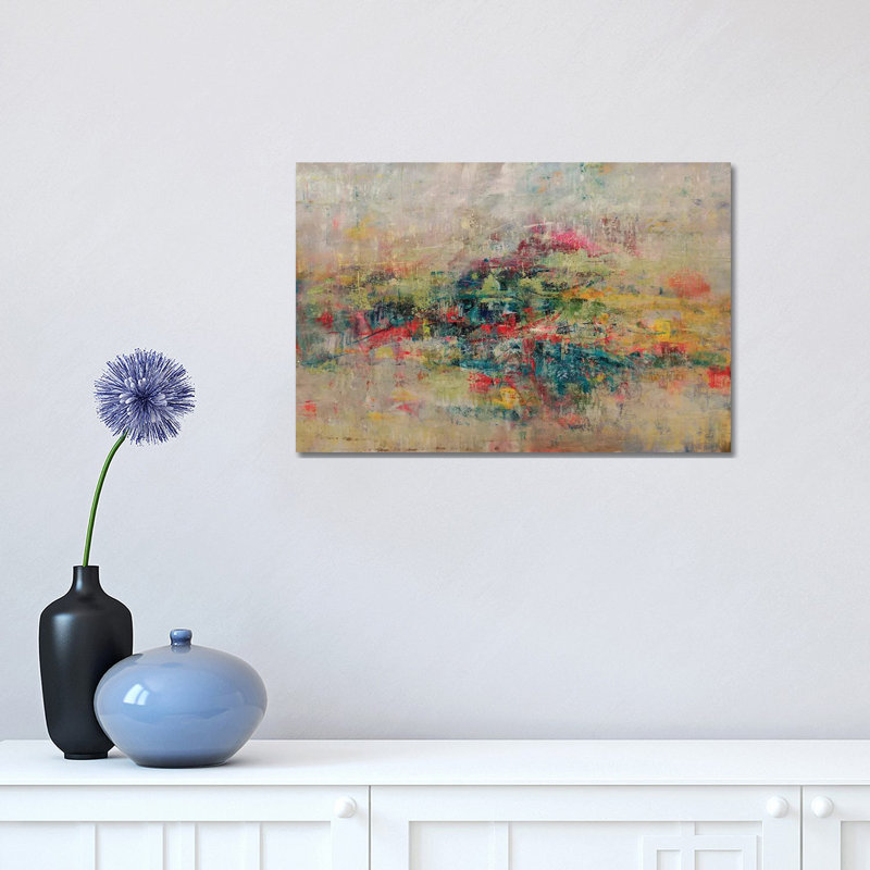 Crystalline par Julian Spencer - reproduction d'art, H 12 po x l 18 po x 1,5 po, Toile tendue, Pas de tapis
