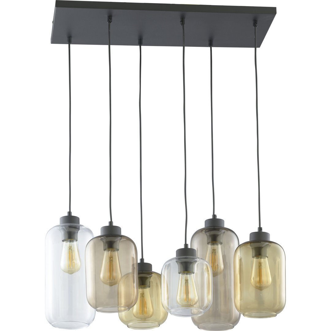 Lima 6 - Light Kitchen Island Jar Pendant