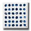 «Markmake Blue Sq 1» par Melissa Averinos, art mural sur toile-12844752