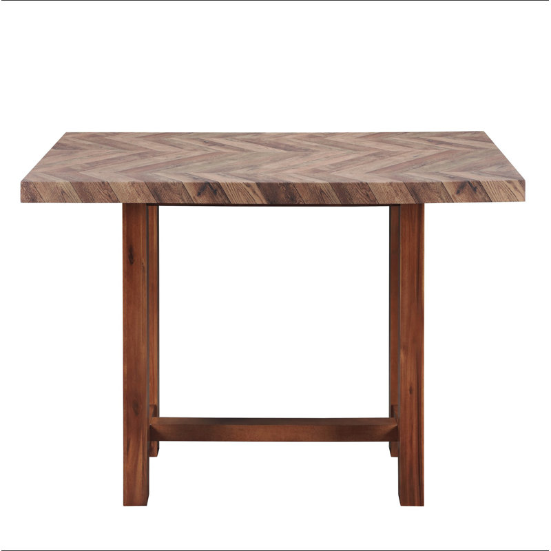 Gilsea Brown Finish Dining Table