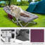 Lit pliant portatif, lit pliant pour lit d'invité avec matelas perlé, lit de camp extérieur robuste-71229478