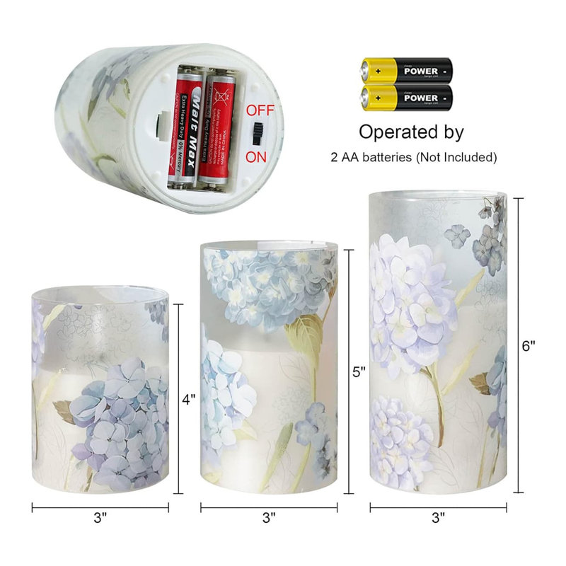 Flameless Pillar Candle