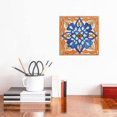 Colorful Tile II by Elizabeth Medley - Wrapped Canvas Painting