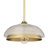 Maecyn 1 - Light Brushed Champagne Brass Shaded Pendant