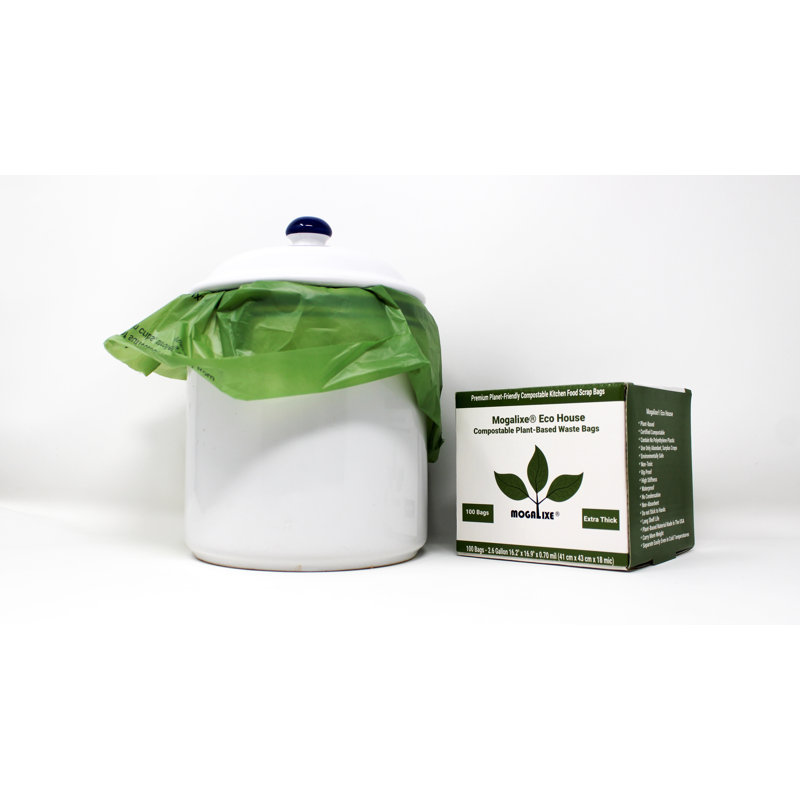 Mogalixe compostable 2,6 gallons Sac poubelle