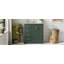 Meuble-lavabo 36 po avec lavabo en céramique, armoire en bois massif, rangement autoportant avec 3 tiroirs et portes à fermeture en douceur