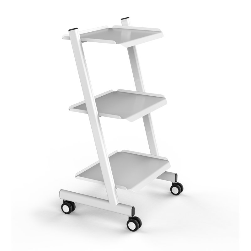 Chariot utilitaire à 3 niveaux avec roues