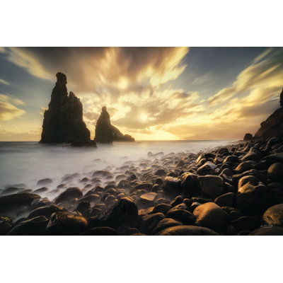 " Long Exposure On The Rocks " by Martin Podt