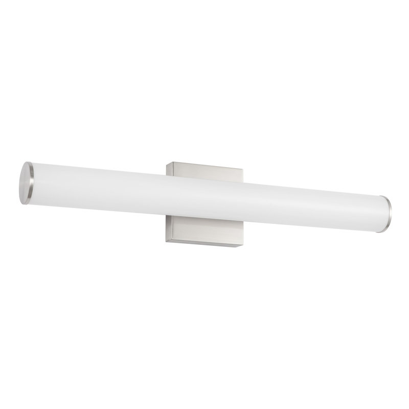 Rico 24-in Black dimmable LED Wall Sconce, Nickel