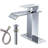 Single-handle Bathroom Faucet with Drain Assembly-56057289
