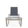 Holna Outdoor Rust-Resistant Metal Chaise Lounge