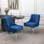 Chaise d'appoint en velours capitonné de 22 po Baudel-879591364-879591366