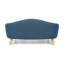 Mid-Century Modern Birch Wood Legged Dog Bed, Navy Blue Color, Assembly Bed With Coziness And Legs, Blue, Needed
