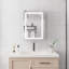 Armoire de salle de bain avec miroir à fixation murale à DEL pour salle de bain