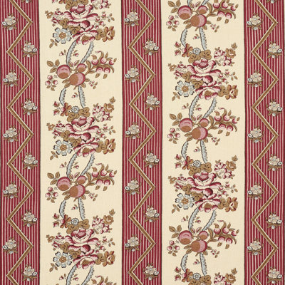 Sylvain Floral Stripe Fabric