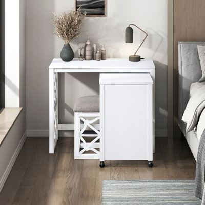 Ensemble de bureau 3 pièces avec tabouret Mackeby's 