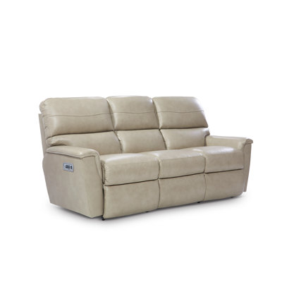 Ava Leather Match Reclining Sofa
