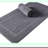 Turkish Cotton Luxe Bath Mat Set - Ultra Absorbent, Soft, and Stylish 20x34 Gray, Pack of 2