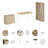 Bush Business Furniture Vista 72W Desk With Splayed Metal Legs, Lateral File Cabinet, And Bookcase-103895278-103895280
