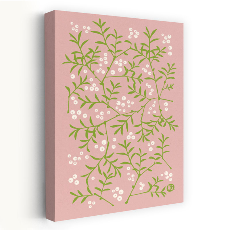 Contemporary Art Abstract Contemporary Forest Landscape Wall Art by Aia Ueno - Wrapped Canvas Print, 60.96 cm H x 40.64 cm W