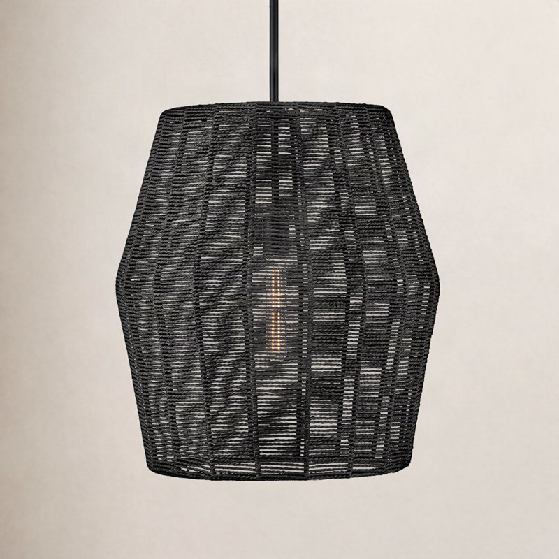 Luca 1 - Light Pendant, Black, Black