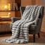 Jeté en fausse fourrure Plutus Luxe-111104578-111104575