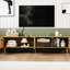 Table télé 70 pouces avec tablette de rangement Mid-Century Construire, For Living unité de divertissement, support, construire