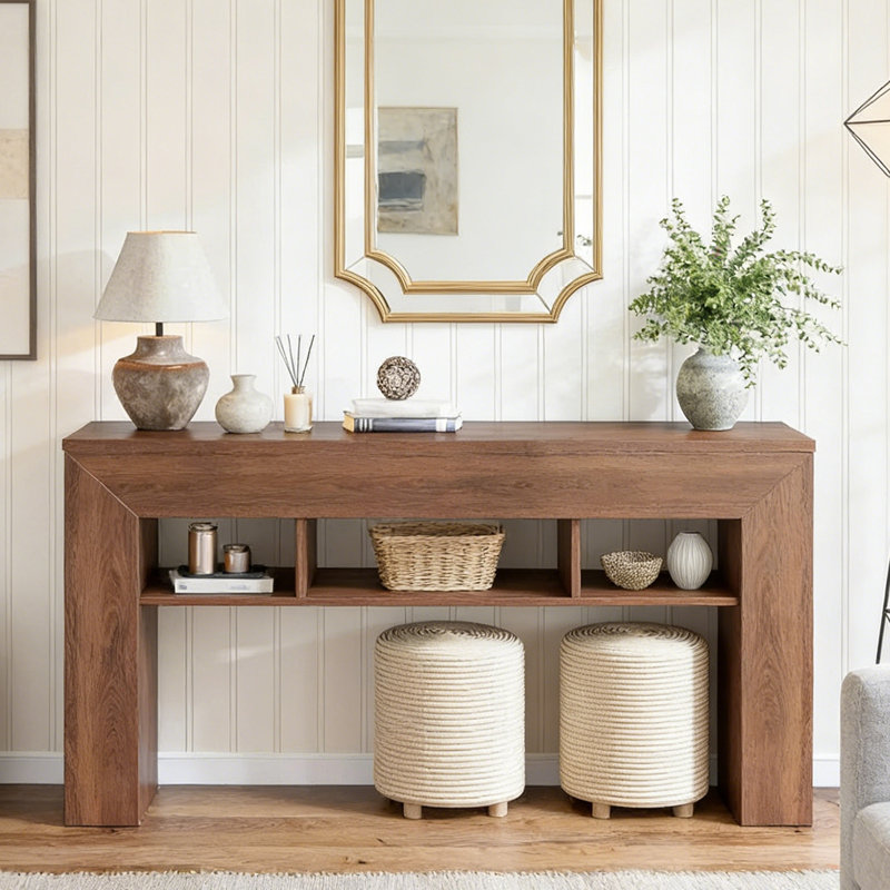 Console Modern Minimalist, H 31,5 po x l 63 po x P 13,8 po