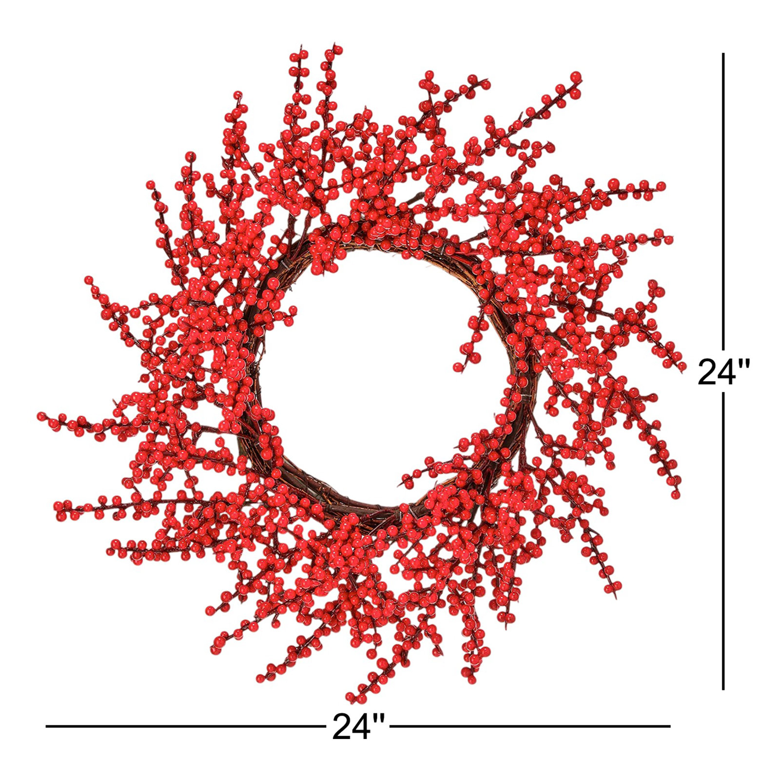 Solomon 24" Berry Wreath