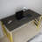 Ricka Modern Writing Desk With Metal Legs-1060174976