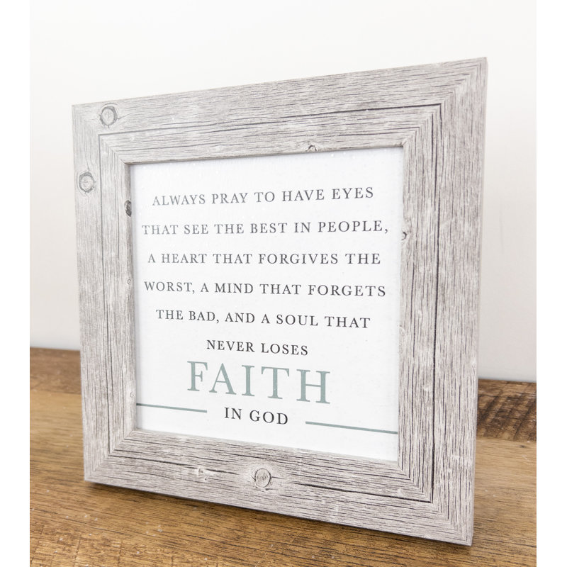 " Always Pray "