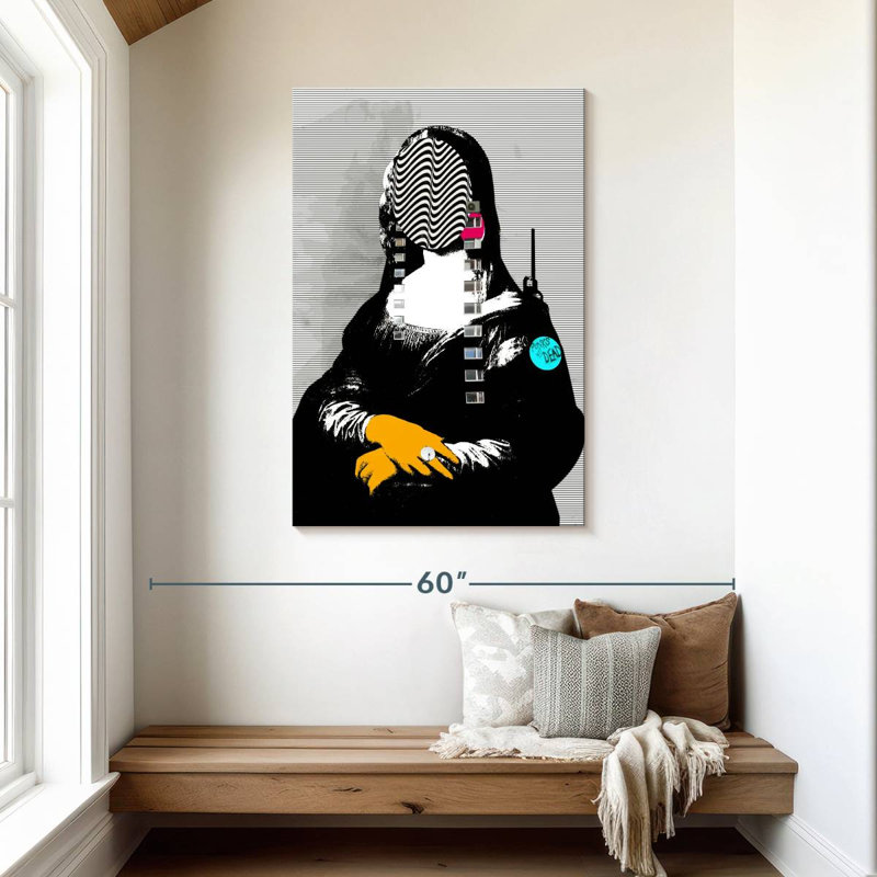 Leisha Mona Lisa Street Pop, H 45 po x l 30 po