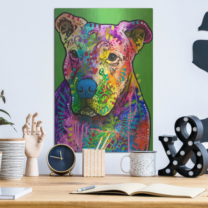 «Blue Nose Pitbull» par Dean Russo, H 16 po x l 12 po
