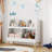 Allya Multi-Cubby Bookcase with Toy Storage-1373817145