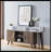 Home Entryway Console Table with Multi- Storage Compartments, Display Cabinet