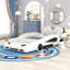Lit plateforme simple avec roulettes-817375507