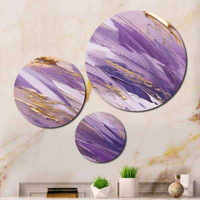 Abstract Wall Decor on Metal