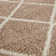 Myshaggy Collection Rugs Diamond Design in Beige
