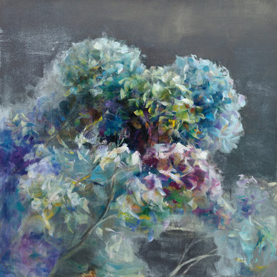 Abstrait hortensia foncé