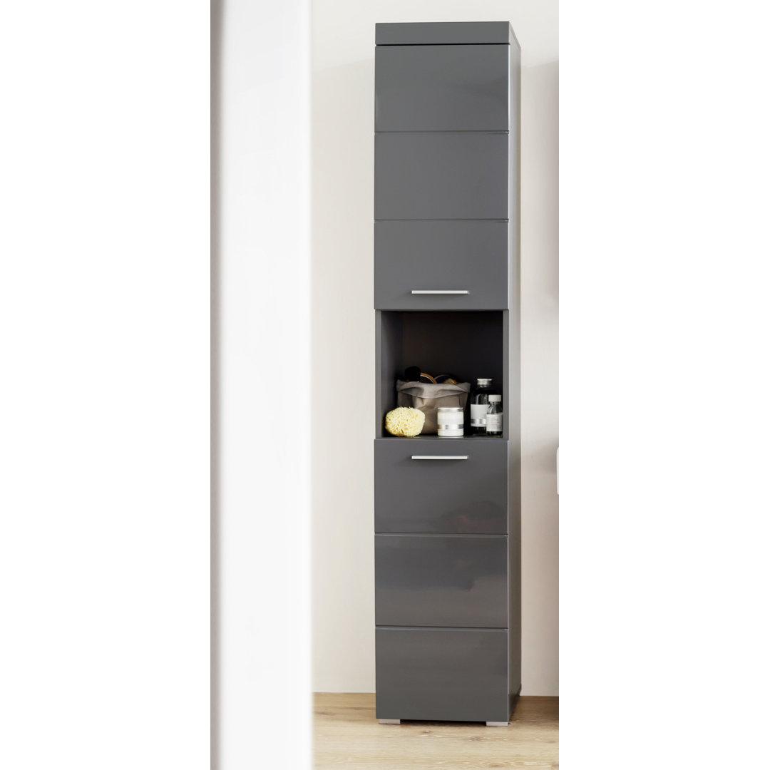 37 x 190 cm Wäscheschrank Marvlene