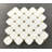 Diamond With Dot Marble Mosaic Tile-113459200