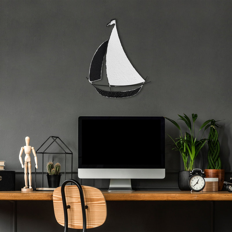 Handmade Decorative Metal Wall Accessory, 15.4 x 18.9 inches | 100% Metal, Thickness: 0.06 inches | Unique Hand-Painted Design, Perfect for Home Decor | Lightweight at 1.1 lbs, Easy to Hang with Back Piece