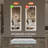 65" x 21" Full Length LED Mirror, Frameless Rectangular Wall Mounted Mirror with 3-Color Lights, Shatterproof