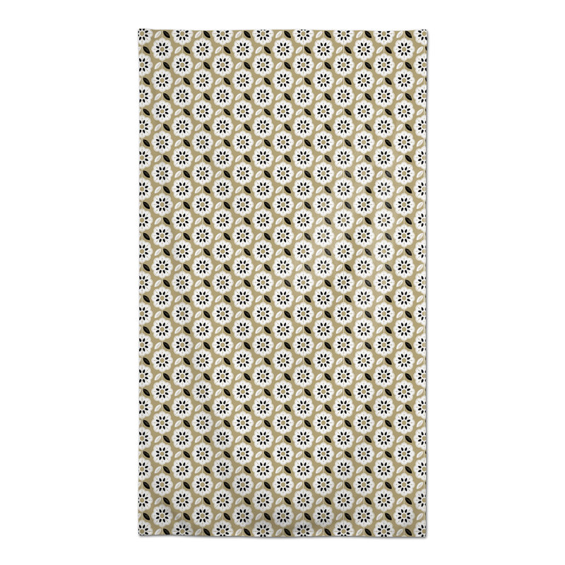 Zayd Rectangular Floral Polyester Tablecloth