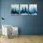 3 Piece Wrapped Canvas Print