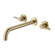 Double Handle Wall Mounted Roman Tub Faucet
