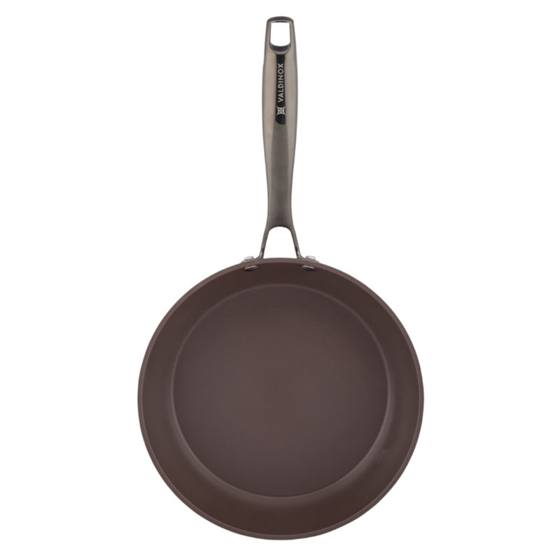 Valdinox Stripes Aluminum Non-Stick Frying Pan, 8.5cm H x 24cm W x 45.5cm D