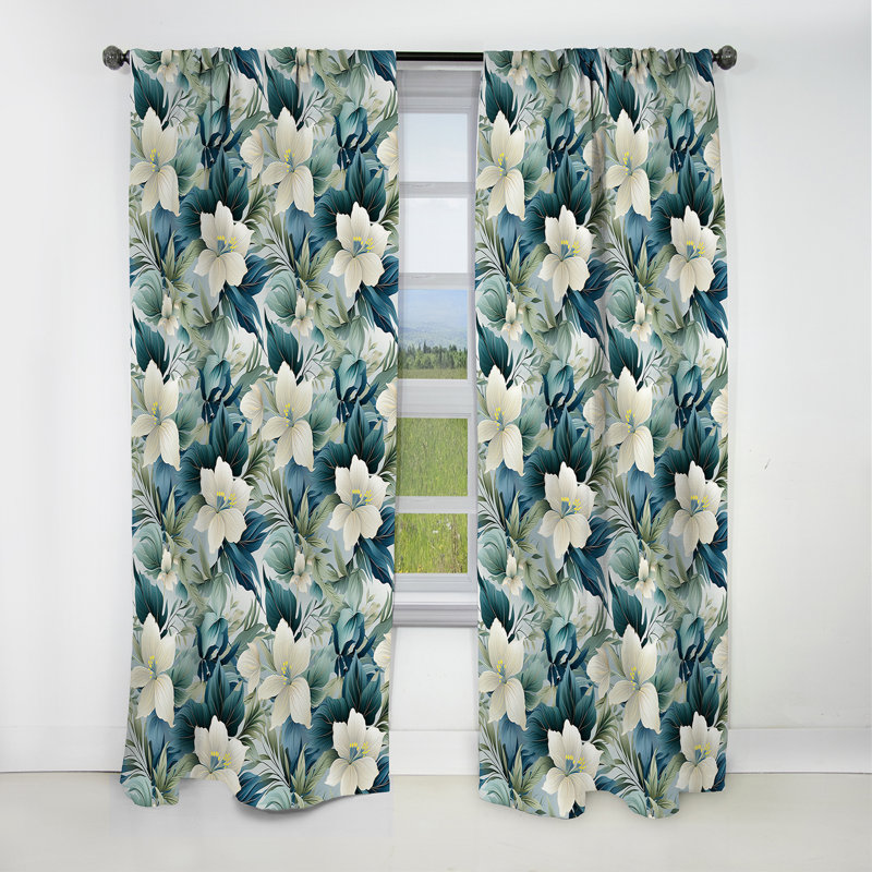Motif tropical I - Oceanic Impressions, L 52 po x L 95 po